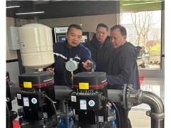 宿州城市公司领导调研小区二次供水泵房 筑牢居民用水安全防线